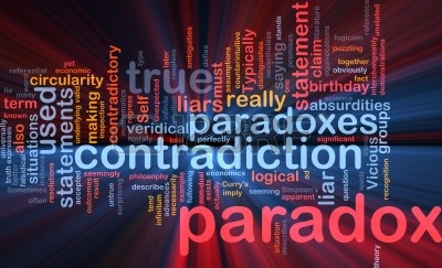 10012143-background-concept-wordcloud-illustration-of-paradox-contradiction-glowing-light