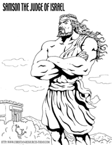 bible_coloring_page_Samson_TheJudge